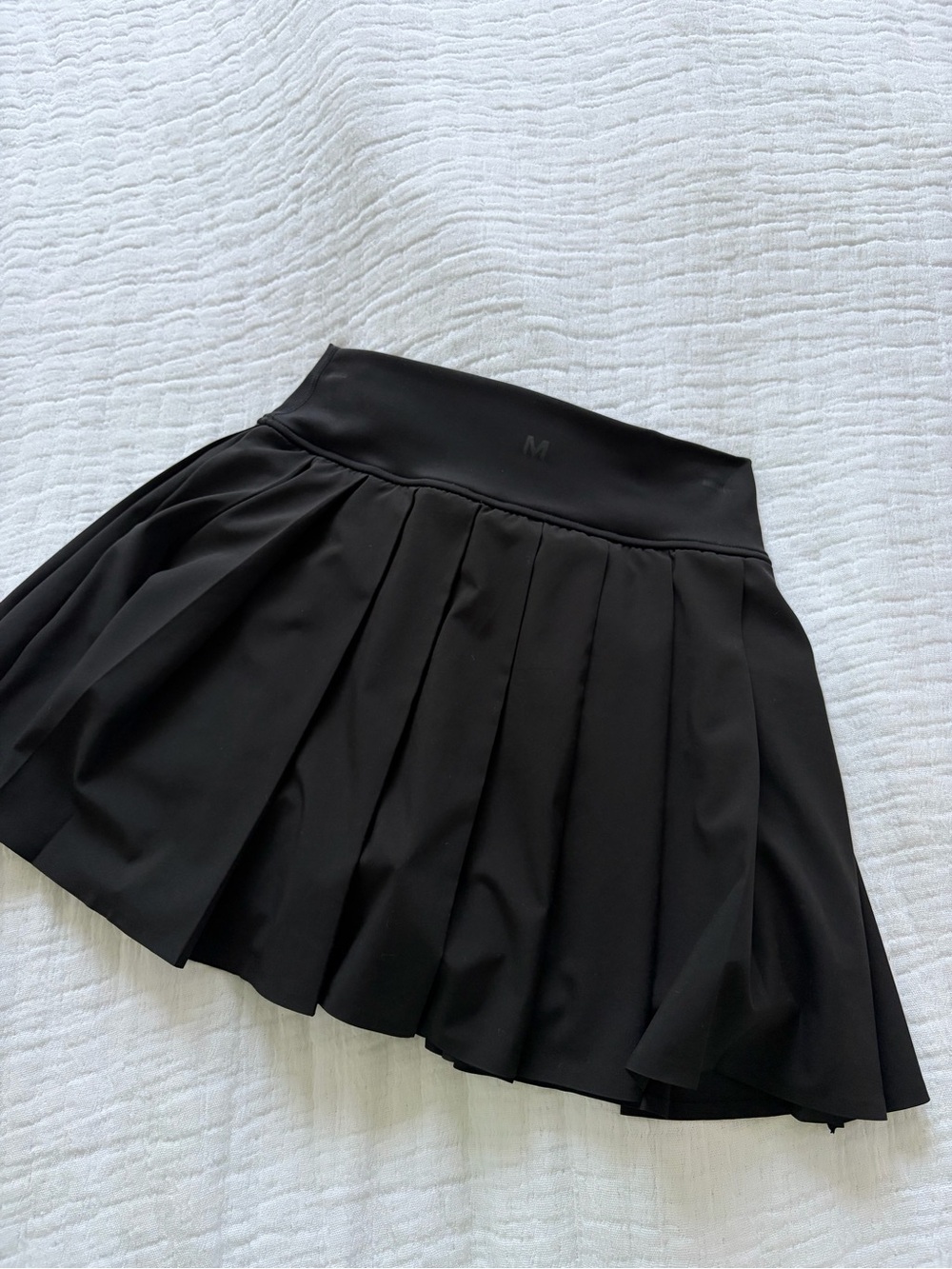 Monday Swimwear Black Wimbledon Tennis skirt